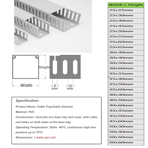 Cubierta para cables HAIXHX para pared, kit de canalización flexible de PVC de 100 cm para ocultar cables (25x30 mm) miniatura 3