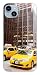 Produktbild NY Taxi Schutzhülle aus Silikon, bedruckt für Apple iPhone 14 Plus