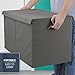 Sorbus Toy Chest with Flip-Top Lid, Kids Collapsible Storage for Nursery, Playroom, Closet, Home Organization, Large (Gray)