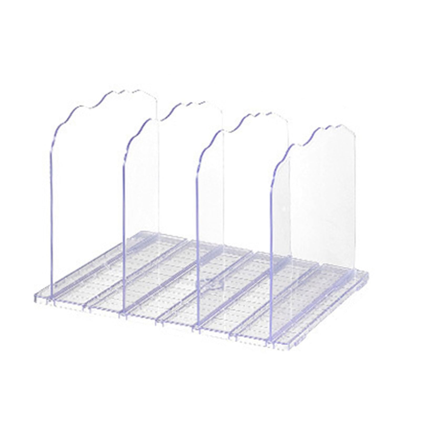 Kalttoy Purse Organiser for Closet Clear Acrylic Storage Rack with Dividers for Handbags Stylish Bag Display Stand Handbag Holder