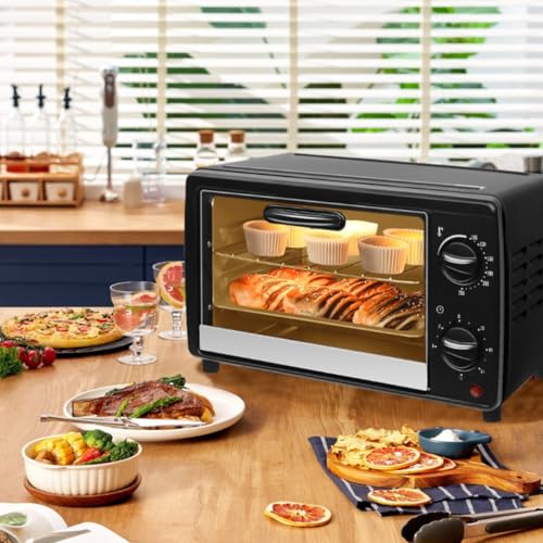 HAOJU 700W Wide Convection Toaster Oven, Fits 9
