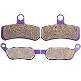 Motormagic Brake Pads For Fatboy/ Dyna/ Heritage Softail/ Night Train/ for Rocker, 2 Sets Front and...