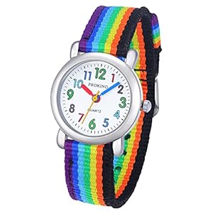 Kinderuhr, Kinder Uhr Jungen Mädchen Analog Quartz Uhr Uhren für Jungen Wasserdicht Outdoor Sports