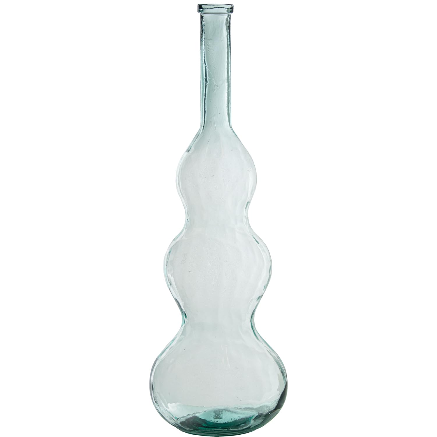 Vase en cristal transparent 100cm haut de gamme au design épuré et majestueux