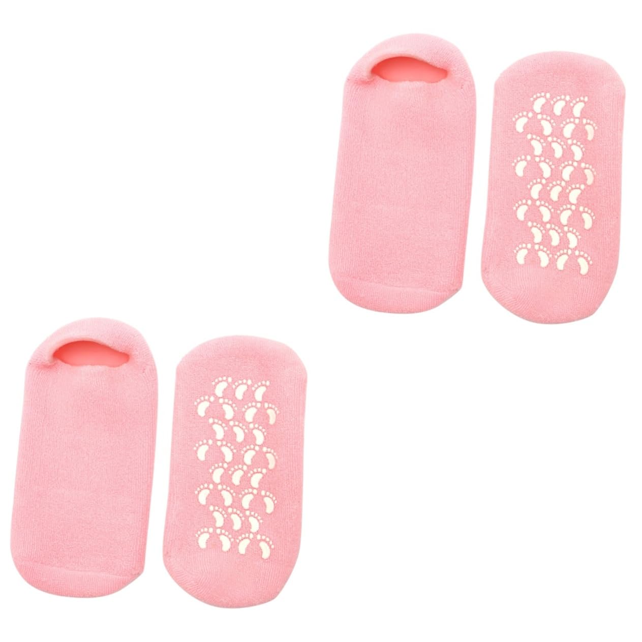 FRCOLOR Lot de 2 paires de chaussettes à talons anti-sécheresse Chaussettes hydratantes pour hommes Costumes pour hommes Chaussettes en gel hydratantes Exfoliant Hommes et femmes Huile essentielle