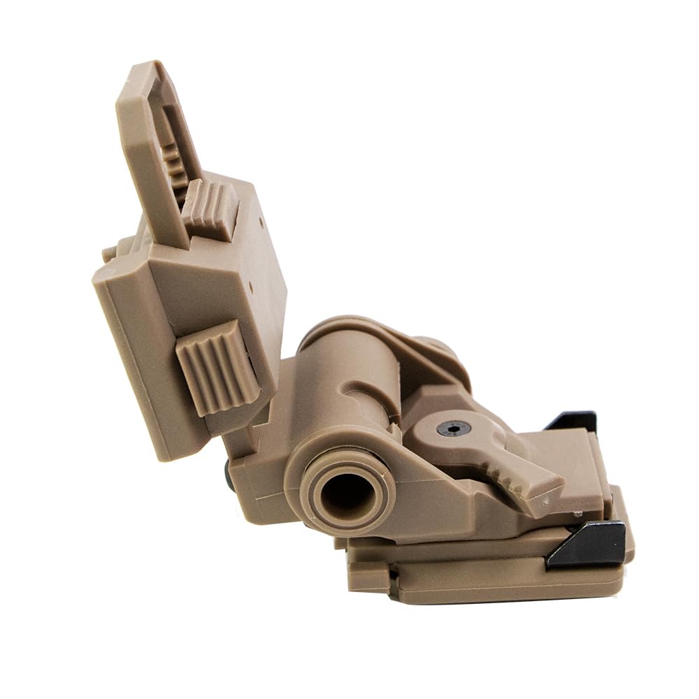 Night Vision Mount, NVG Mount for PVS15/PVS18 GPNVG18, Adjustable L4G24 NVG Mount Tactical Helmet Night Vision Goggle Mount Cosplay Prop