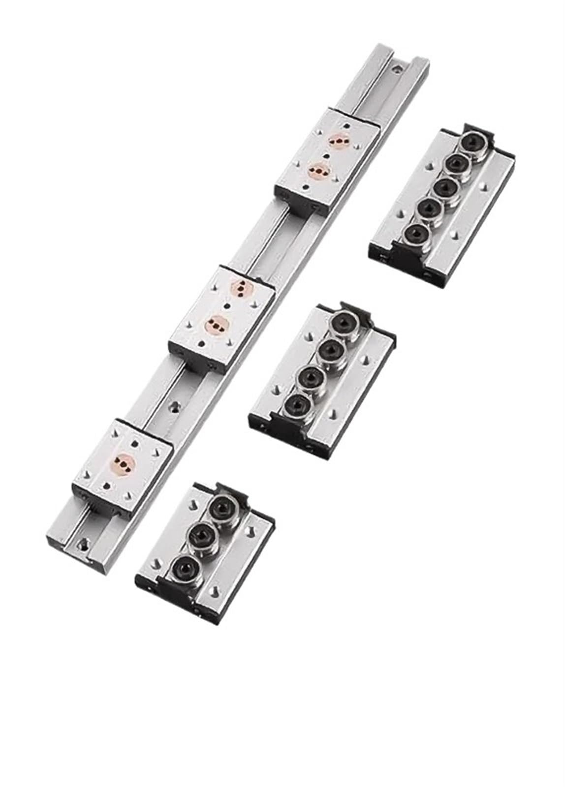 Rail de guidage linéaire SGR25 roulement à rouleaux aluminium 600mm