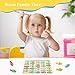 Slotic Magnetic Wooden Fishing Game Toy for Toddlers - Alphabet ABC Fish Catching Counting Learning Education Math Preschool Board Games Toys Gifts for 3 4 5 Years Old Girl Boy Kids