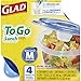 Glad Food Storage Containers - To Go Lunch Containers - 32 Ounce - 4 Containers