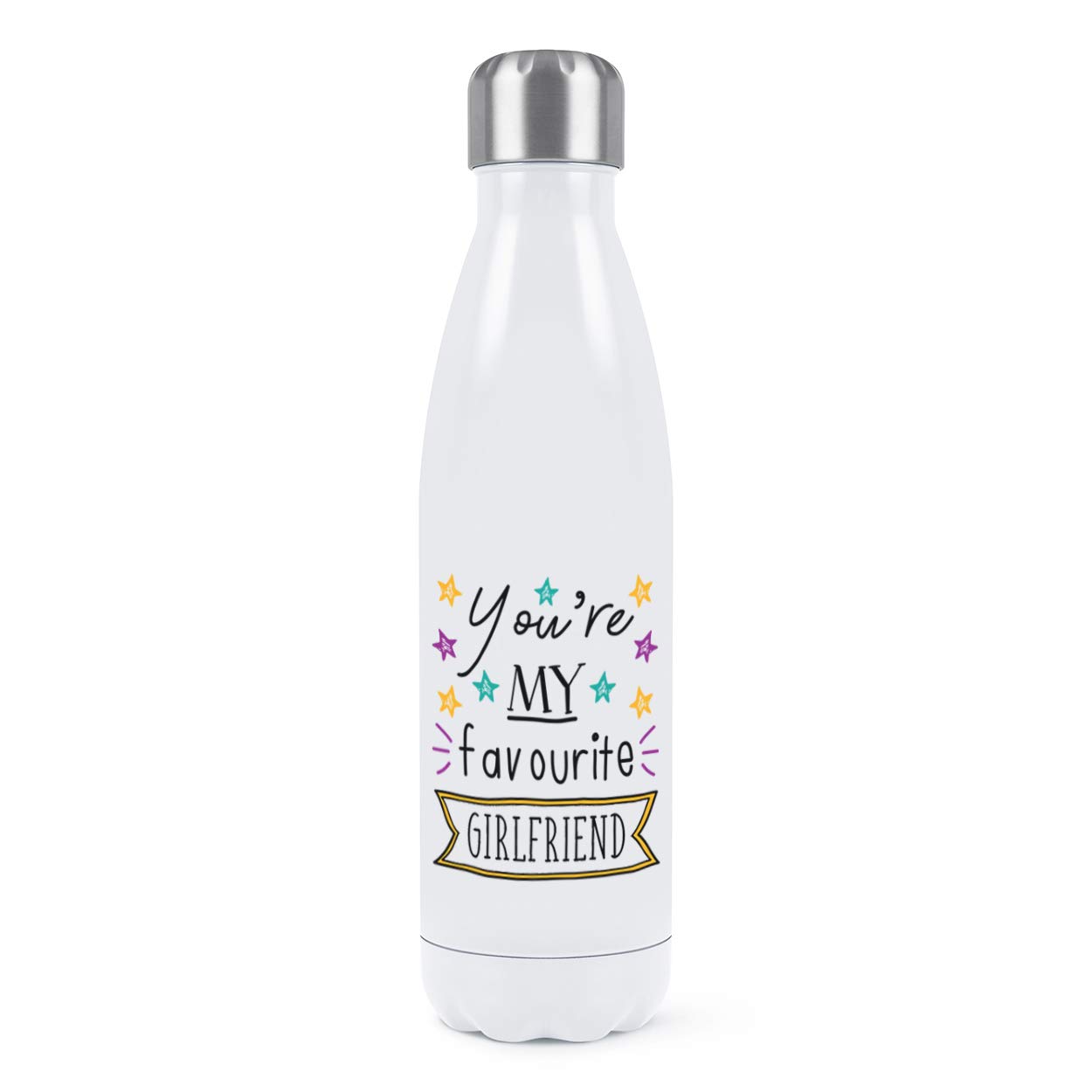 Gourde sport boissons 500ml : votre bouteille isotherme blanche du bureau au fitness