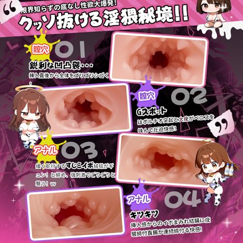 【特濃挑発】オナホ おなほーる 男性 人気 リアル - 【圧迫！連続圧迫！】大型オナホール リアル おなほーる 据置型 オナホ据え置き型 おっぱいオナ-ホパイズリ sex toys男性for men 5.6KG 2穴 骨格仕様 トルソー型オ-ナホ 非貫通 高刺激 真実再現 大人のオモチャ - 画像4