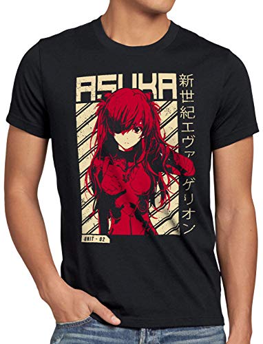 style3 Asuka Evangelion Herren T-Shirt Shinji tokyo3 neon Genesis Größe:XXL