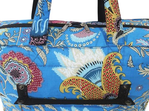 INDIAN CRAFT CASTLE Tote Bag with Yoga Mat Carrier Pocket Carryall Shoulder Bag for Office, Workout, Pilates, Travel, Beach and Gym3