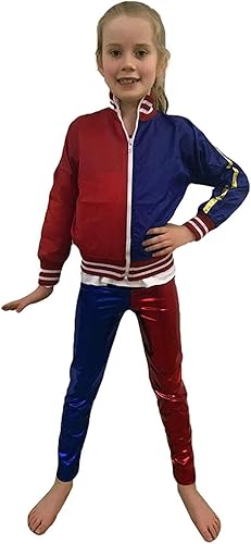 Miniatura 2 de Loxdonz Leggings de aspecto húmedo brillante para niñas, mallas sin pies de danza metálicas líquidas, Metálico