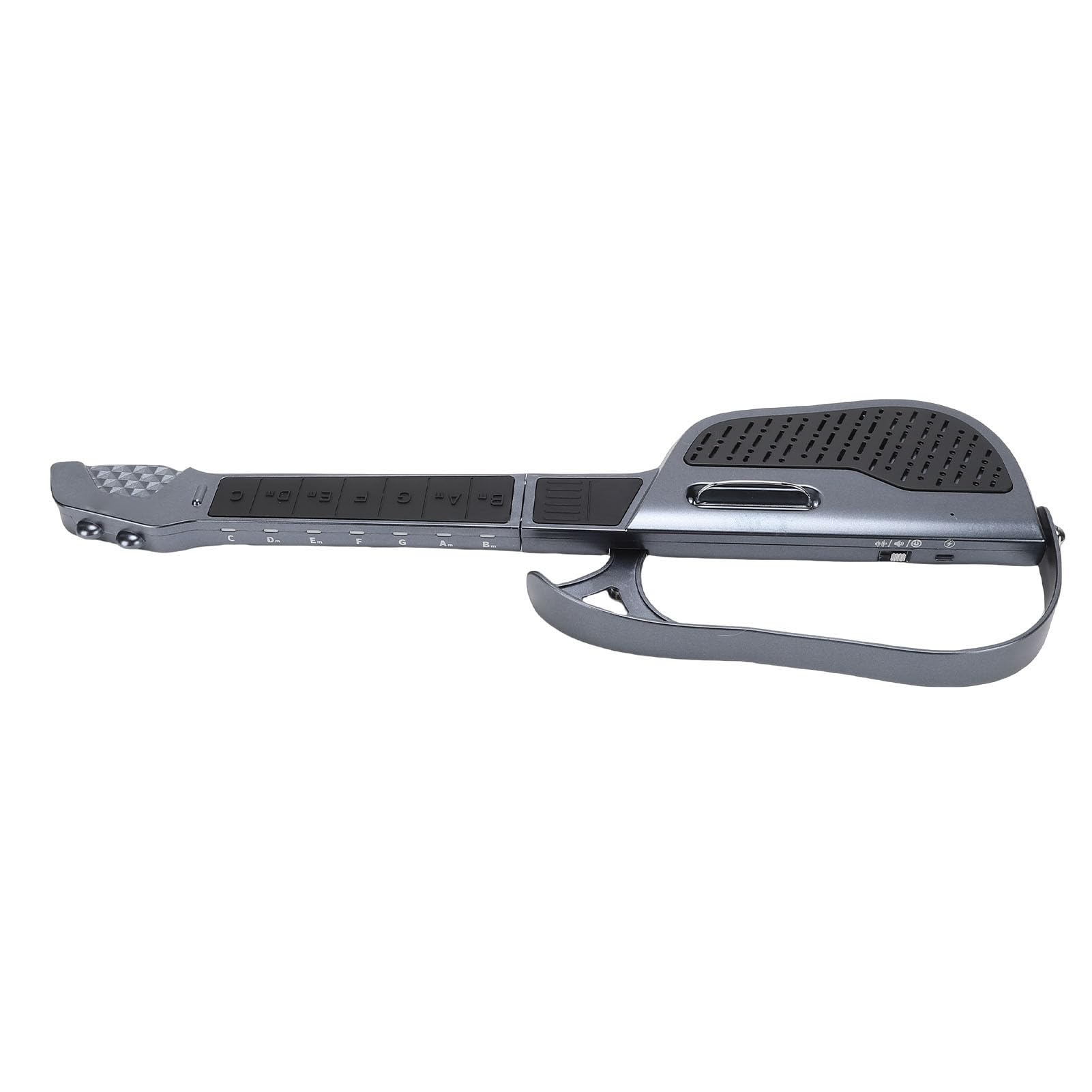 Guitarra sin cuerdas Plegable de Ajuste Automático Inteligente Tono para Niños para Principiantes, Instrumento Musical de Guitarra Juguete Portátil Ideal para Jóvenes Músicos, en