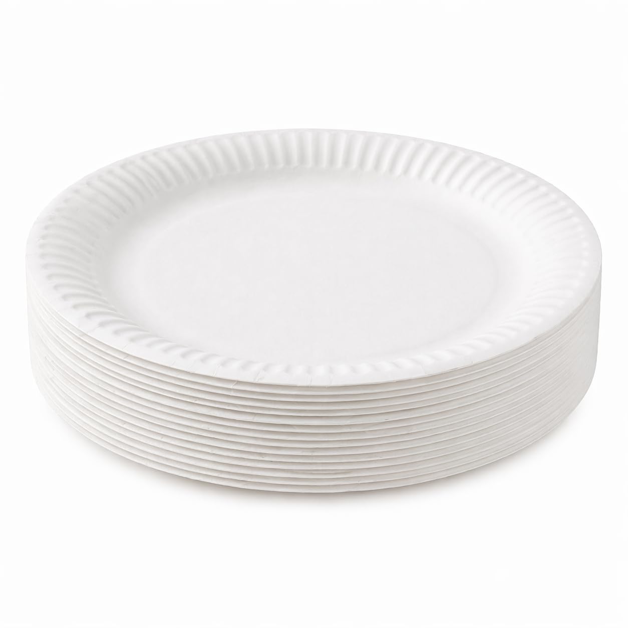 Paper Plates 23cm - Pack of 100 9inch Paper Plates, Disposable Plates, Party Plates
