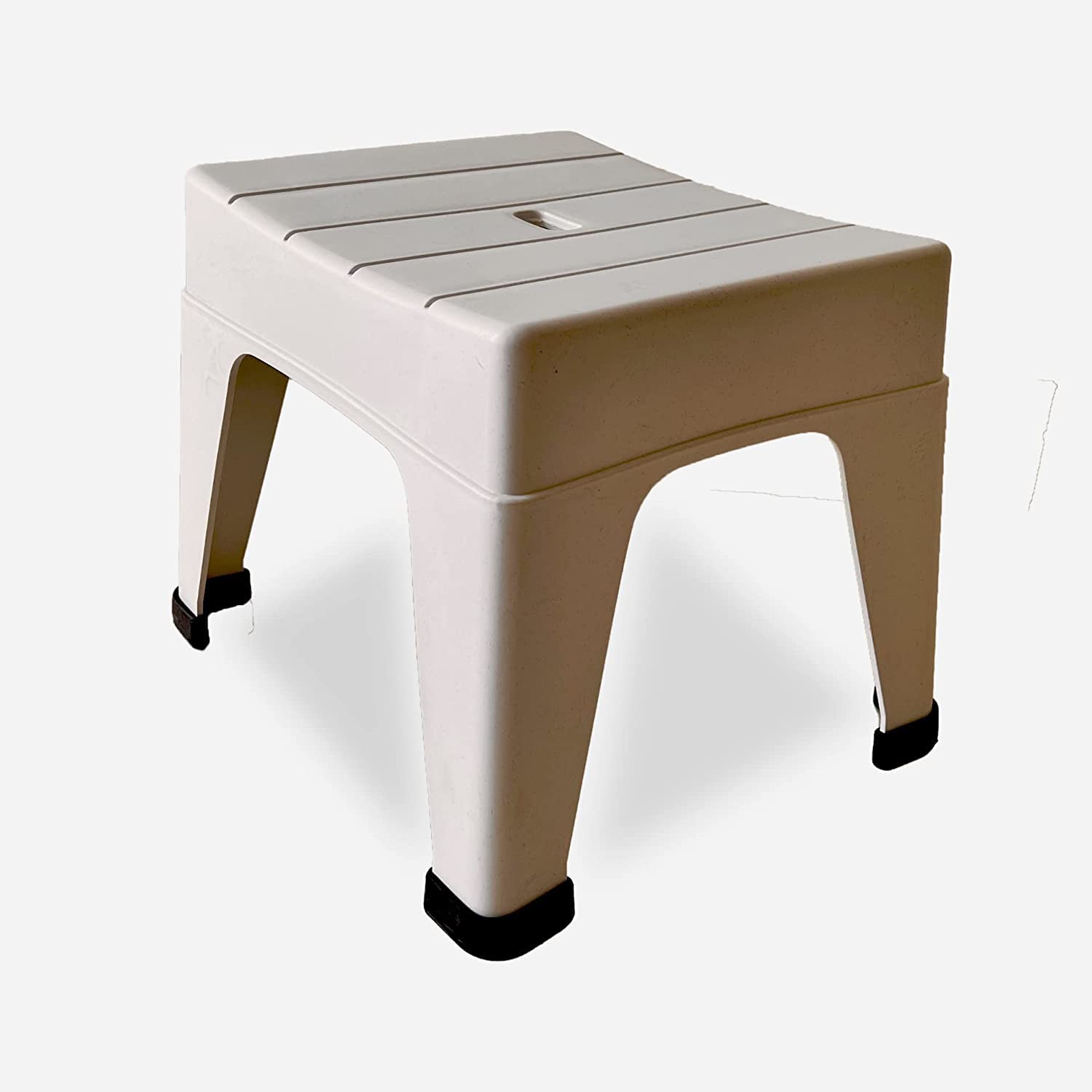 Polaris Fox Heavy Duty Anti Skid Strong Plastic Stool for Bathroom/Kitchen (Medium Size) | Size Length 24cm Width 30cm Height 26cm | Random Color | Please Check the Size Before Buying. 4
