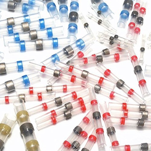 Yakamoz - 100 x connettori per cavi, in stagno