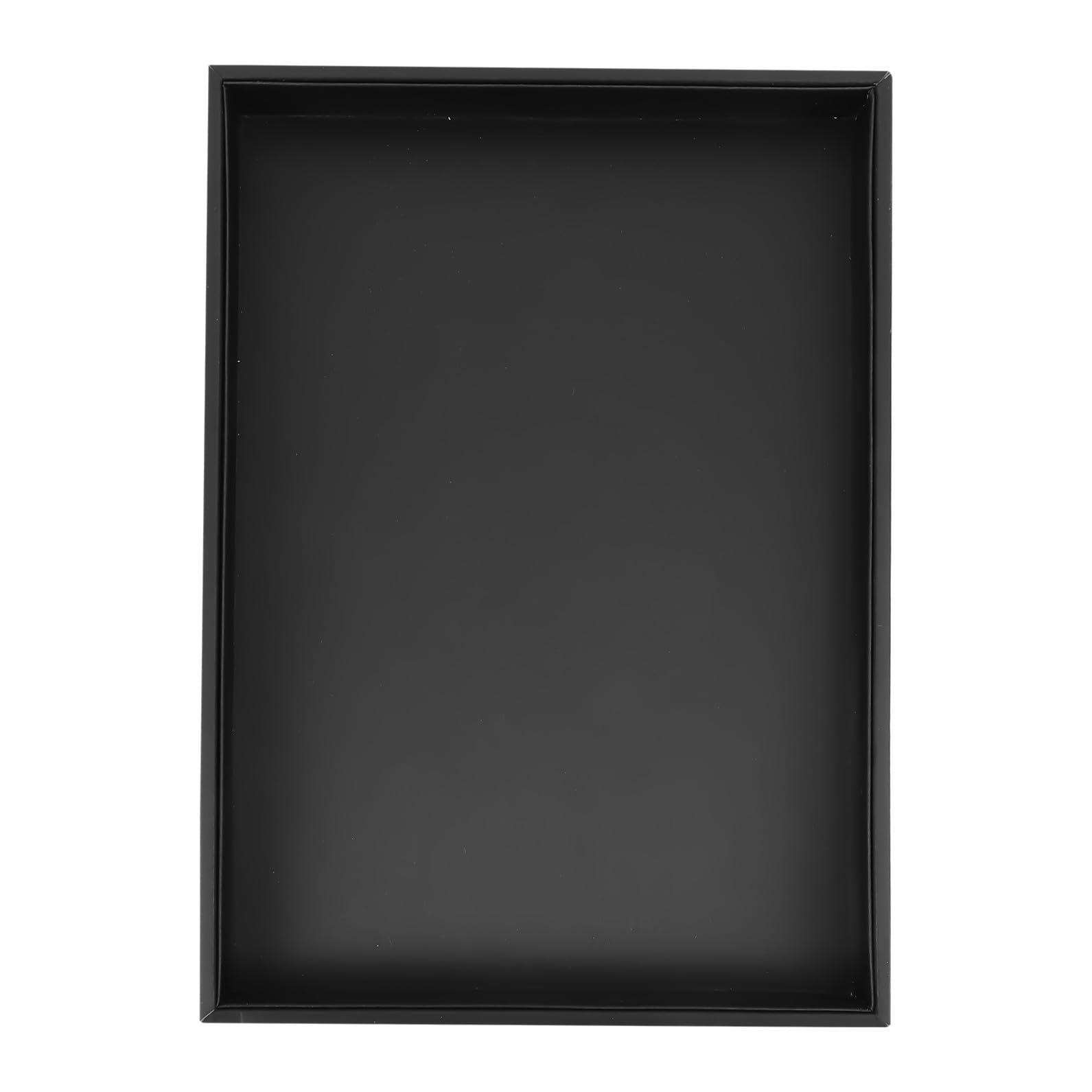 FRCOLOR 4 Piezas Bandeja Organizadora de Joyas de Mesa, Rectangular, Negro