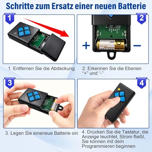 Télécommande de garage Dickert S10 pour un accès fluide et moderne chez soi