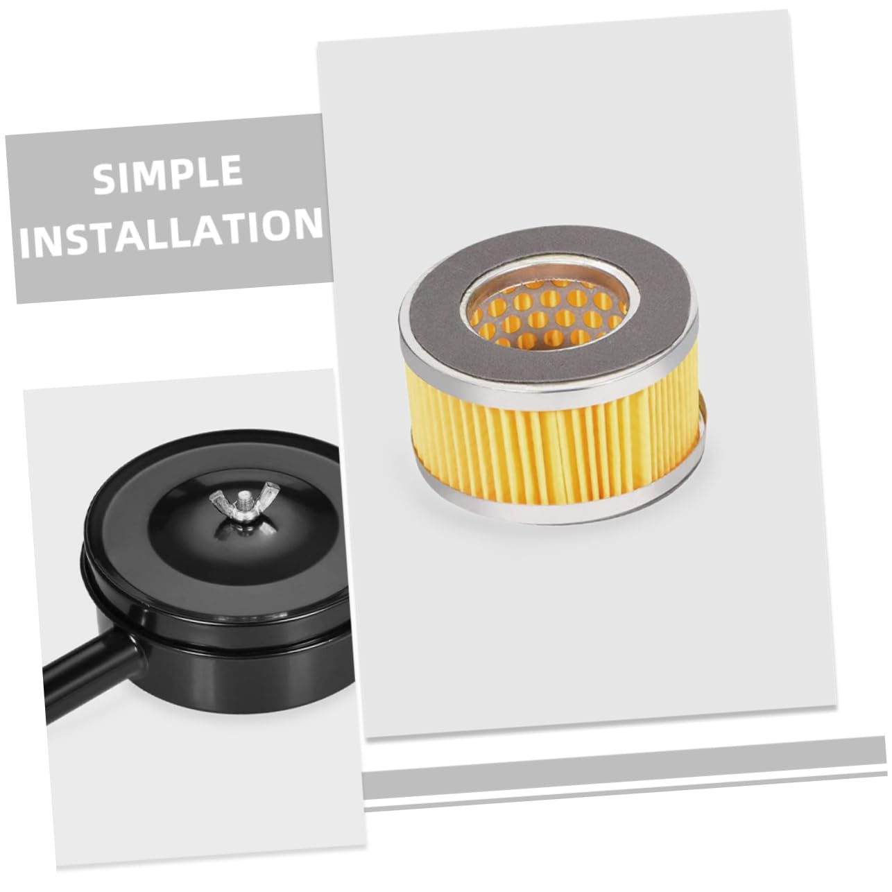 Mobestech 16piezas Filtro De Aire Para Compresores De Pistón Silenciador De Ruido Duradero Para Generadores Accesorios De Compresor Filtros De Repuesto Instalación y Uso