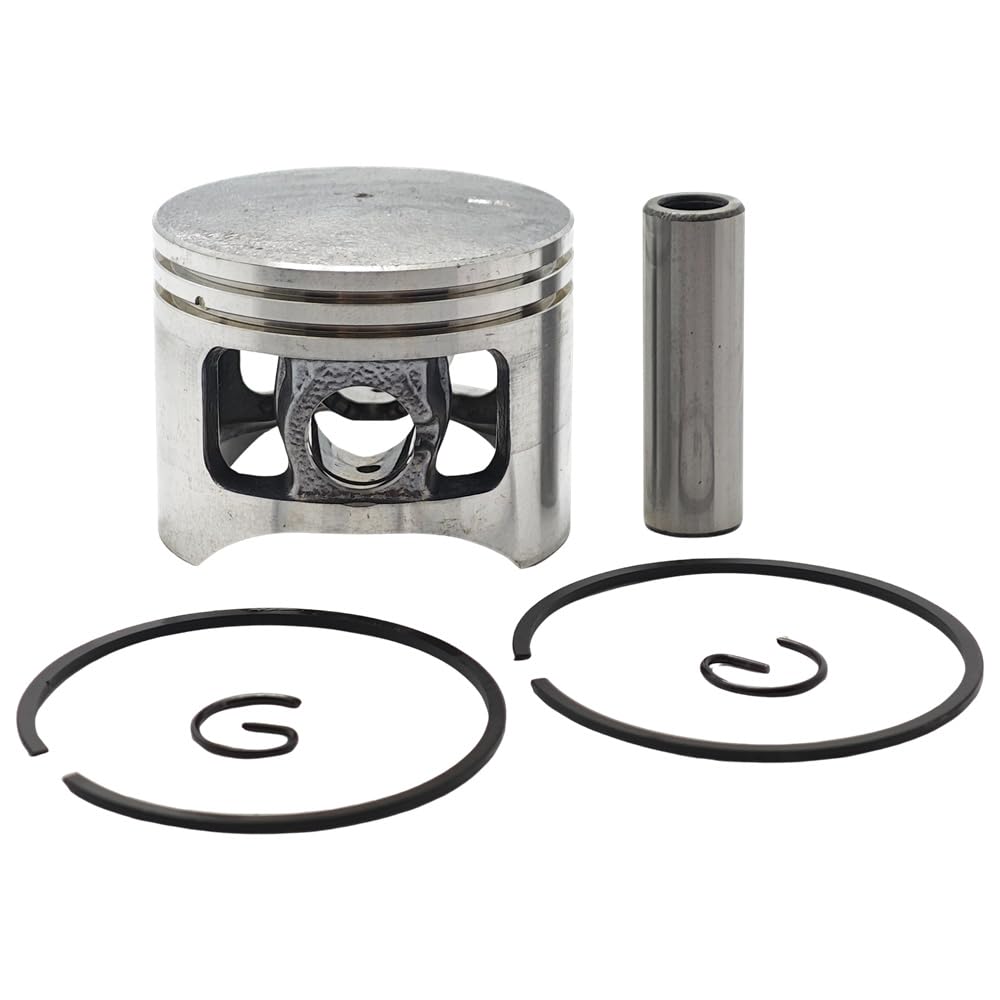 Kit de pistón Cilindro 45 mm, Juego Juntas carburador, Apto for motosierras Gasolina CC, 52 y 58 Parte