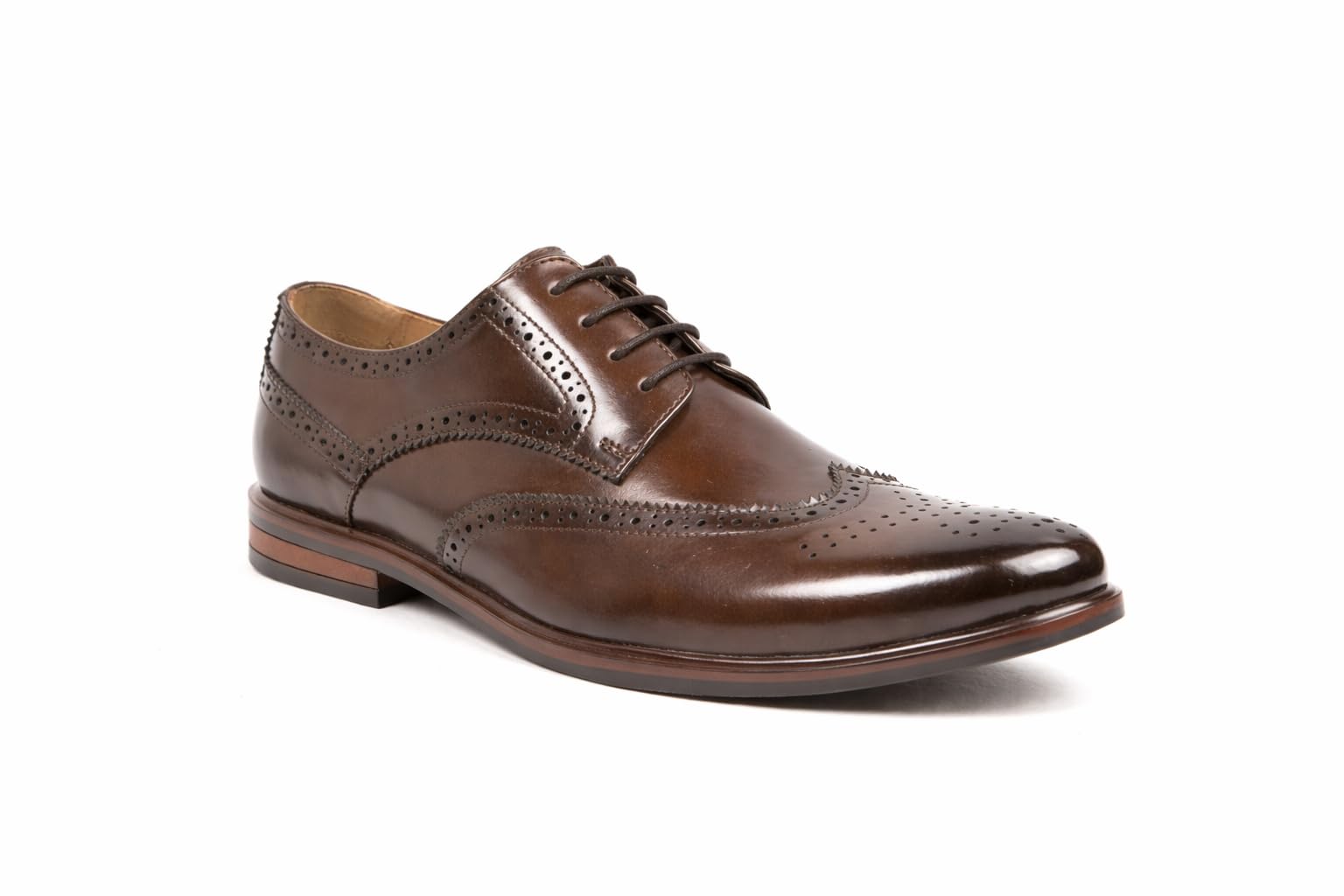 3103 Mens Faux Leather Lace-Up Brogue Formal Dress Shoes | Hand Painted Bespoke Suit Shoes-image-41