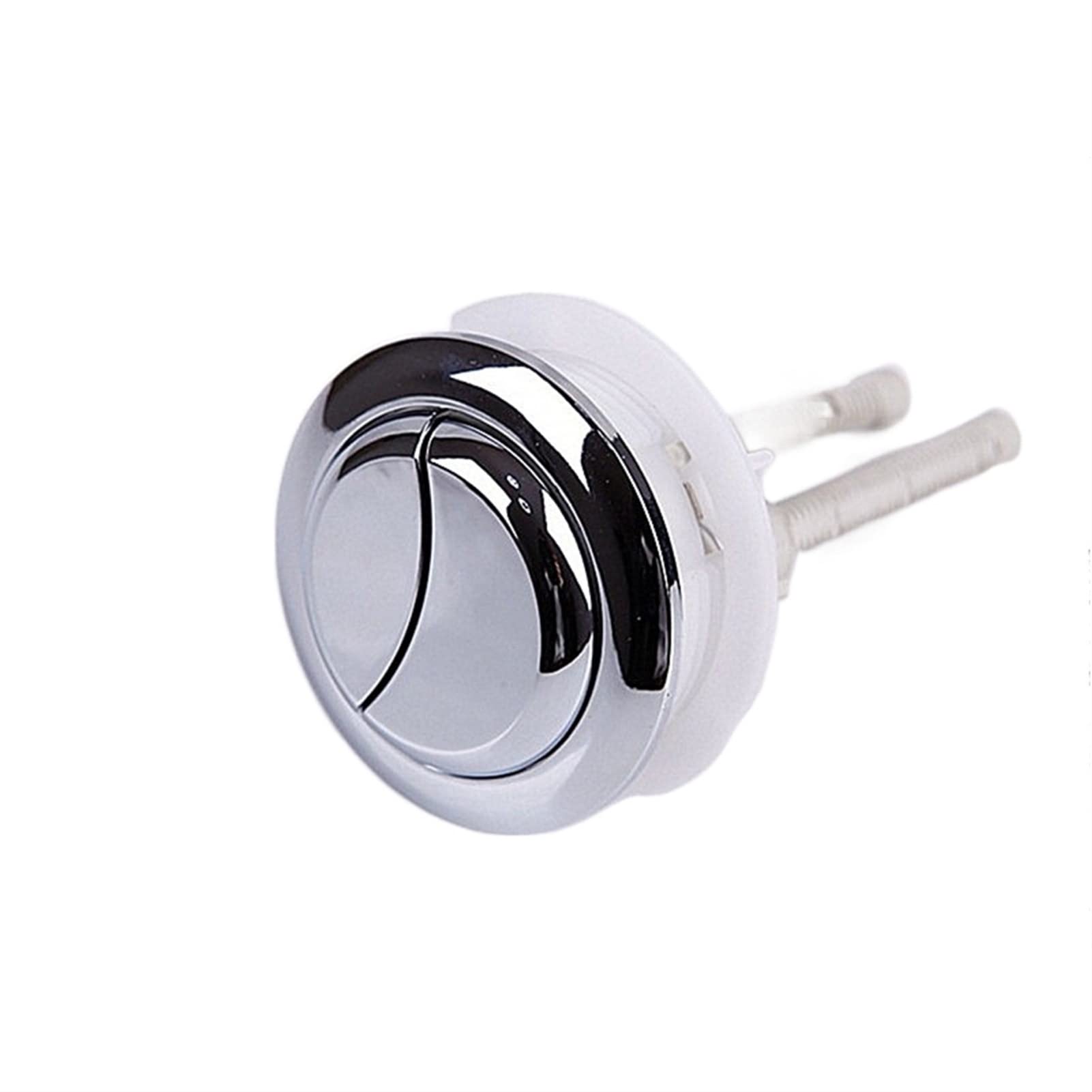 Pulsante di scarico del WC, Valvola di scarico del serbatoio 'acqua della toilette Interruttore del serbatoio 'acqua con doppio pulsante tondo medio Pulsante di scarico in plastica ABS, FL21012 Pulsan