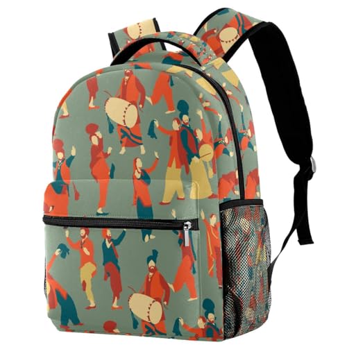 Sac à dos d'école danse multicolore pour exprimer sa passion