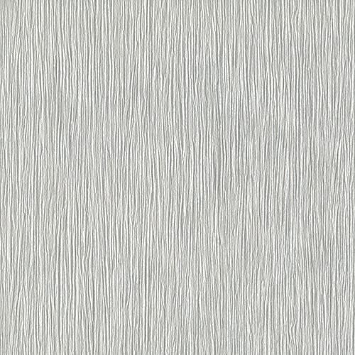 Muriva Kate Plain Linear Textured Effect Wallpaper Featured Wall Luxury Heavyweight 10m Roll Silver 114909