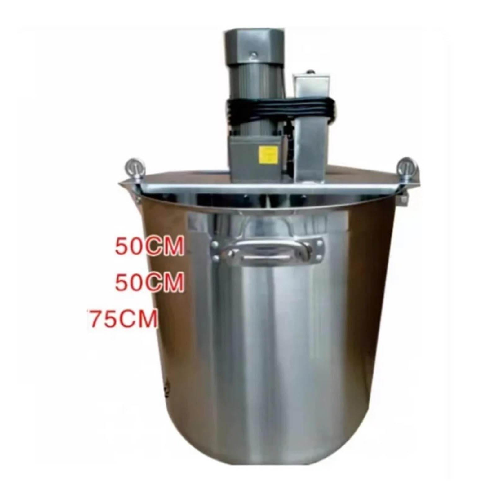 Macchina For Friggere Il Fondo Della Pentola Calda Automatica Da 50-75 Kg, For Pasta Di Fagioli, Peperoni, Carne Mista, Mixer For Cucinare, Salsa Marmellata, Peperoncino Cottura Senza Sforzo(Without)