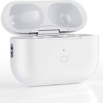حافظة شحن متوافقة مع Airpods Pro1 وPro2، حافظة شحن من النوع C لـ Airpods Pro، حافظة شحن لاسلكية بديلة مع زر مزامنة الاقتران عبر البلوتوث