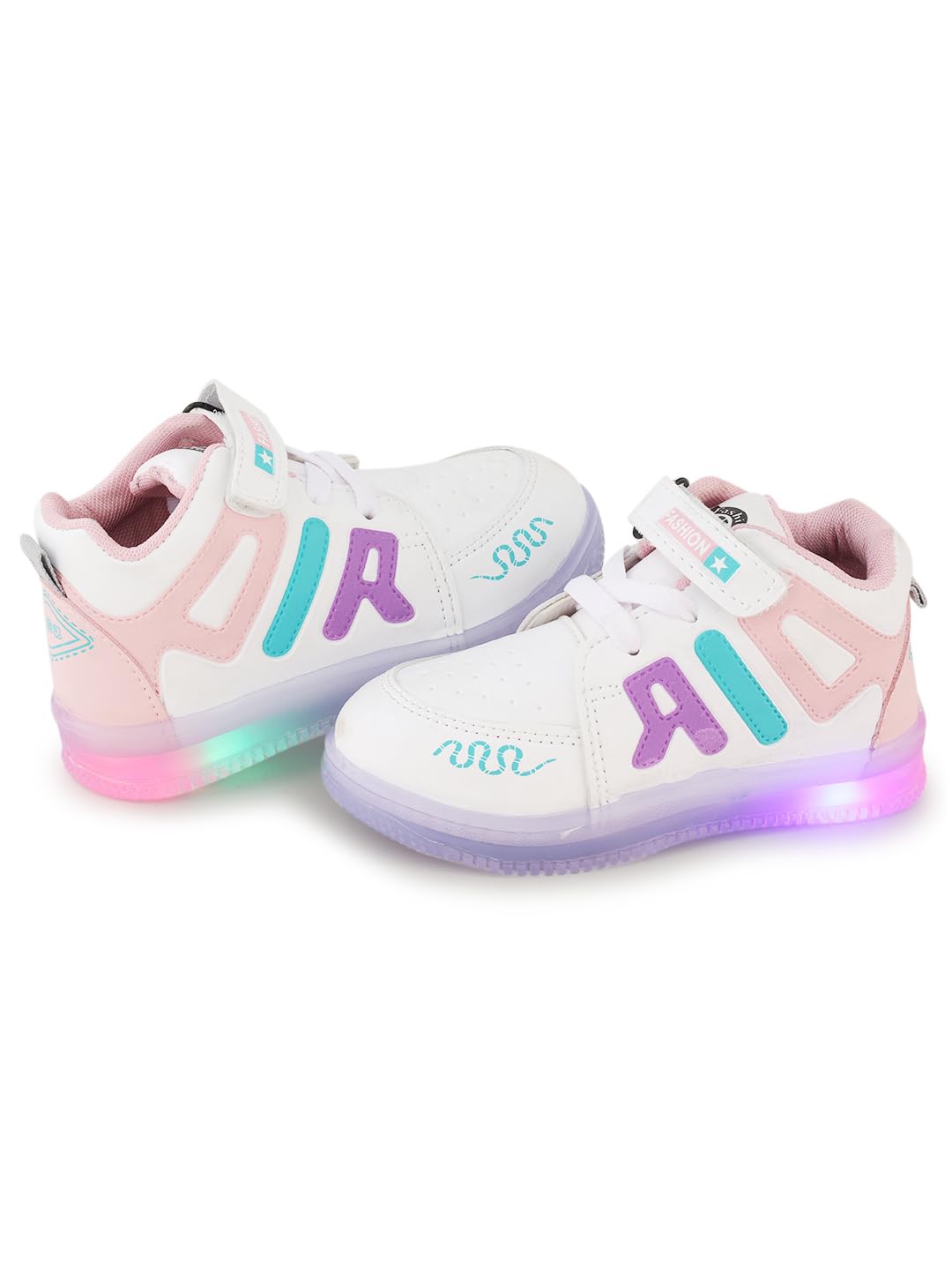 PASSION PETALS AIR PU LED Light Shoes for Kids Girls and Boys of Age 2Years -5 Years -Pink (B0CWNH4FJX) Amazon Price History, Amazon Price Tracker