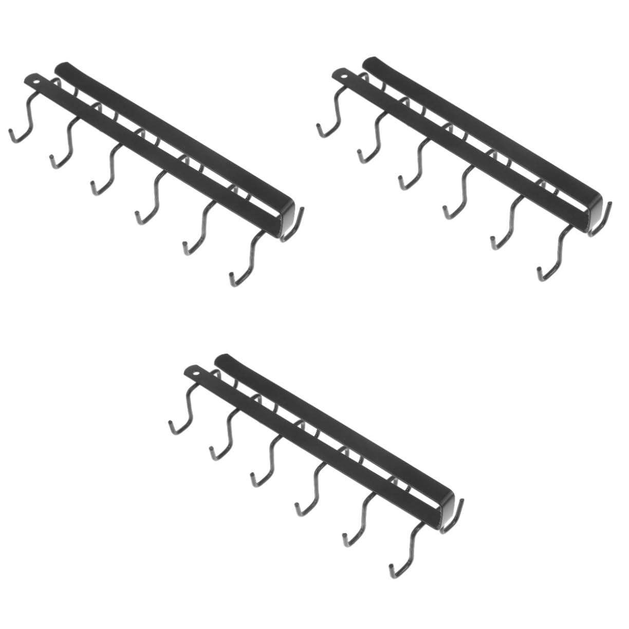 TOPBATHY 5 Piezas Ganchos para armarios de cocina de hierro. soporte de tapa ganchos de puerta Colgador de cocina Soporte de tazas de café gancho para colgar taza gancho de taza planchar
