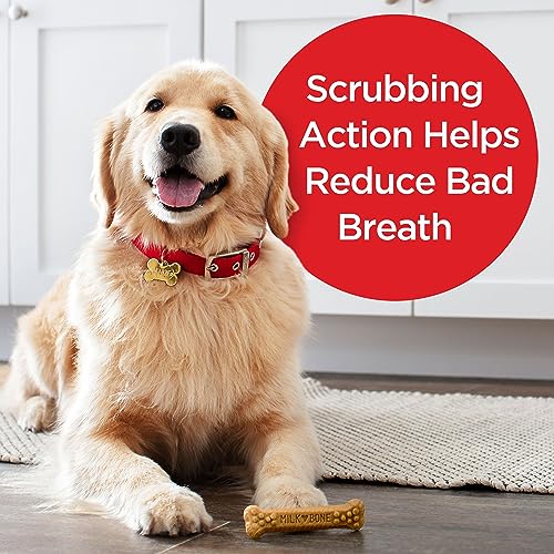 Milk-Bone 079100785636 Original Brushing Chews 25 Large Daily Dental Dog Treats Scrubbing Action Helps Clean Teeth thumb #5