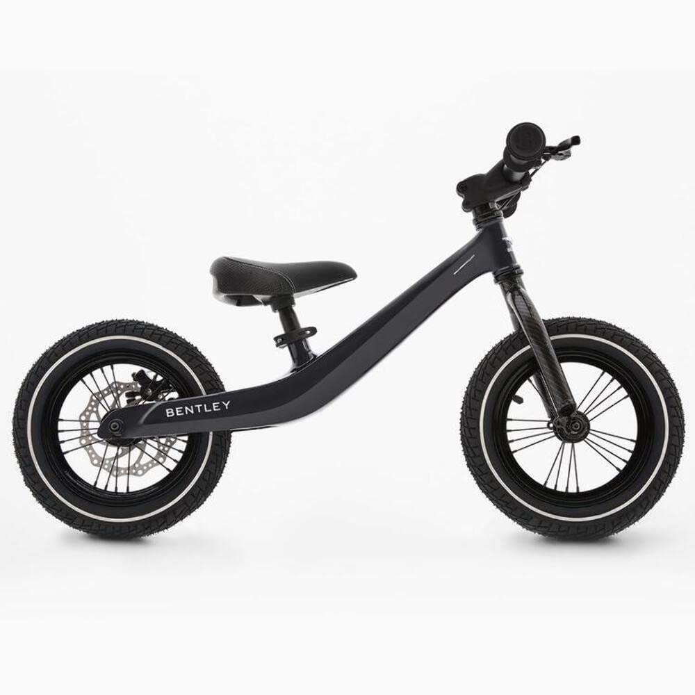 Bentley Balance Bike Onyx Black - Luxus Laufrad mit Bremse ab 18 Monate