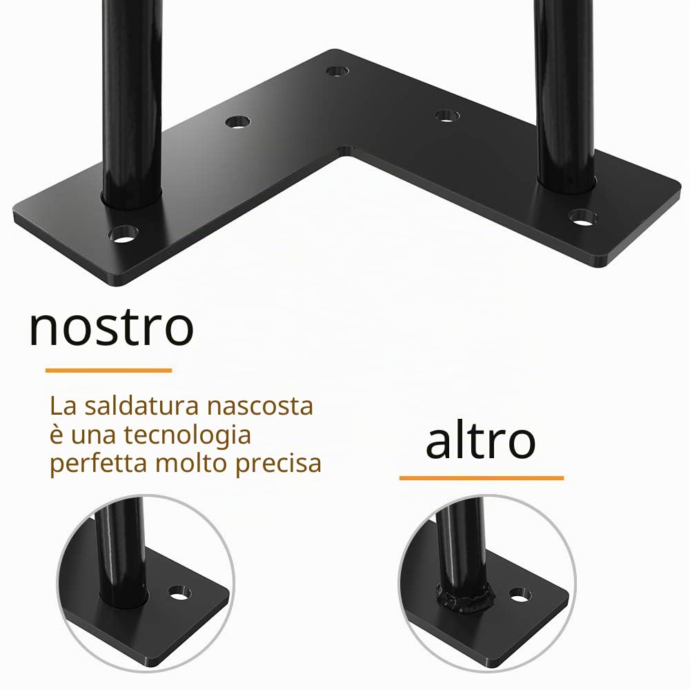 WINSOON Set di 4 Gambe per mobili 30 cm gambe tavolo per la protezione del pavimento per tavolini scrivanie moderne e comodini