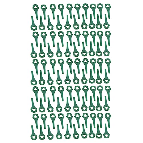 Rasenmähermesser, Praktisches 100-teiliges Kunststoff-Rasenmähermesser für Rasenmäherzubehör für Rasenmäher