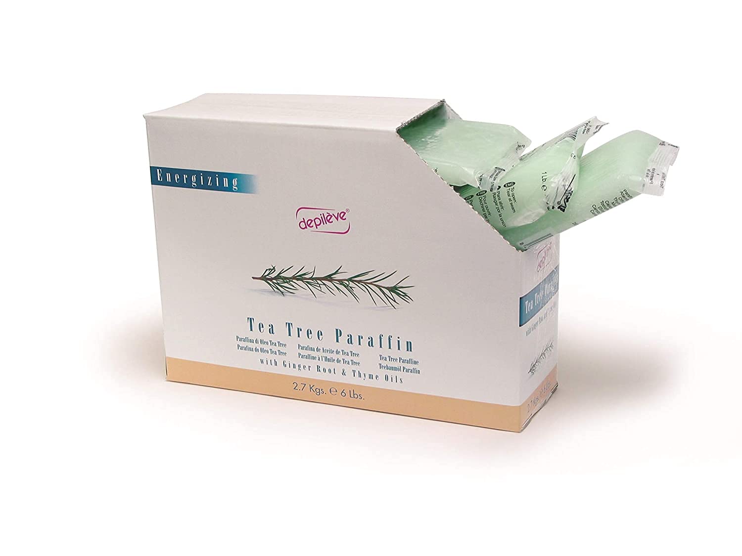 Depileve Tea Tree Paraffin Scented Paraffin Wax Spa Wax