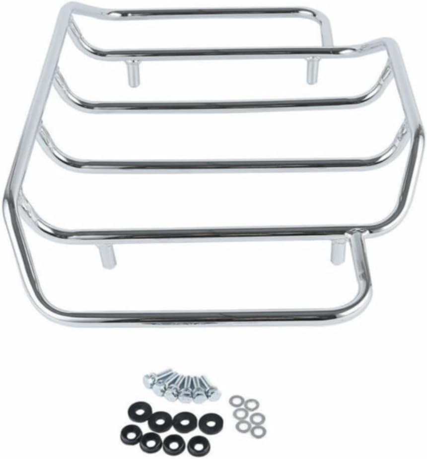 Wairau Chrome Luggage Top Rack Tour Pak Road (Gb Cold Drawn Steel) (1X Trunk Luggage Rack) SL0823