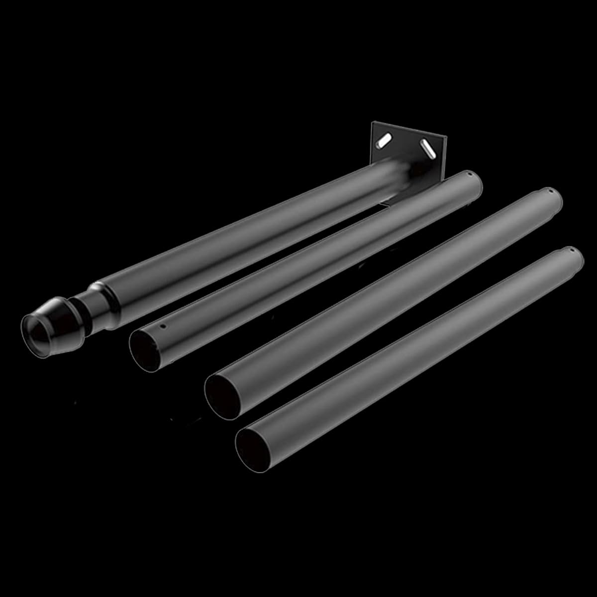 Amazon.co.jp: 【2 セット】屋外街灯ポール｜ソーラーランプ対応