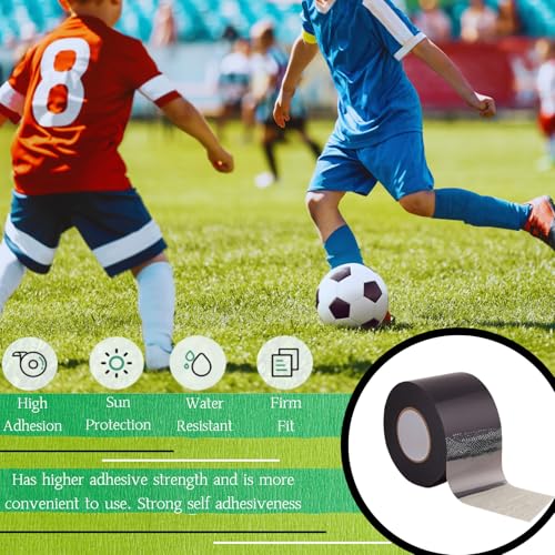 Image of Double-Sided Artificial Turf Tape,2 inch x16.5' Heavy Duty Self-Adhesive Strong Viscosity Artificial Grass Seam Tape Synthetic Fake Grass Tape for Lawn Outdoor Carpet Jointing and Connecting