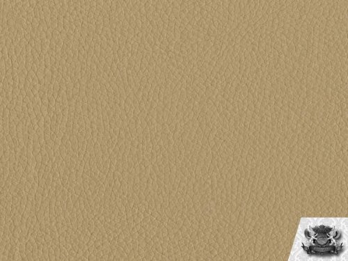 Vinyl Champion Taupe Fake Leather Upholstery Fabric by The Yard