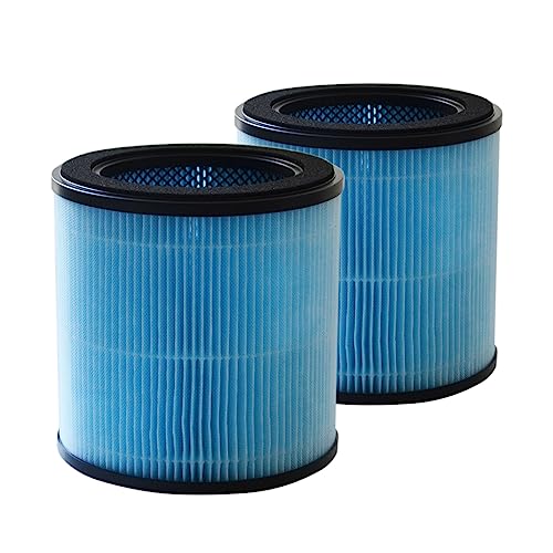 PUREBURG AP0601-RF - Filtro di ricambio AIRTOK AP0601, confezione da 2 pezzi H13 HEPA a carbone attivo, filtrazione dell'aria pulita dalla polvere e COV