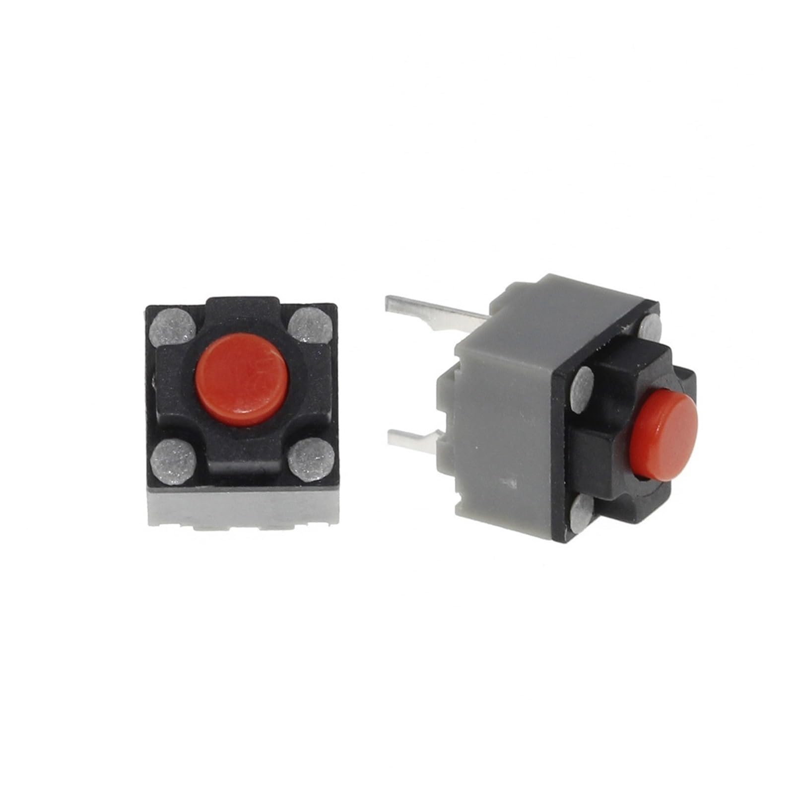 100 botones de silencio de 6 x 6 x 7,3 mm.