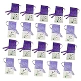Levemolo 20個オーガンザ コッ生地 ラベンダーバッグ 空き巾着袋 衣類用防虫サシェ キャンディバッグ ウェディング 小物収納