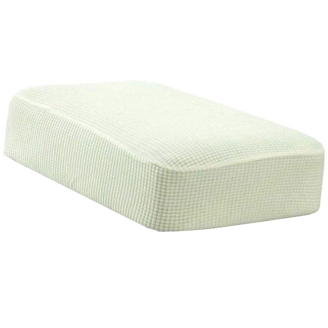 Zzdzw Beige Stool Covers Rectangle,Stretch Rectangle Bar Stool Covers Corduroy Jacquard Vanity Stool Cover Washable Counter Stool Covers Bar Stool Seat Covers Saddle Seat Cover With Elastic Bands ( Color :