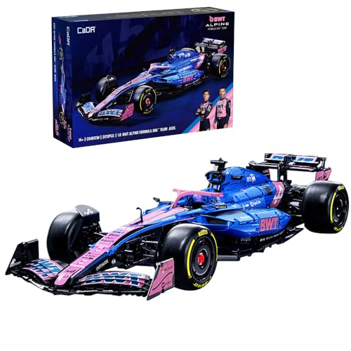 MocSpaß Technik F1 Auto für CADA F1 Team A525 Rennwagen 2170+ Teile Technik Rennauto C64012W Rennautos Bausatz MOC 1: 8 KIemmbausteine Set für Erwachsene Baufans