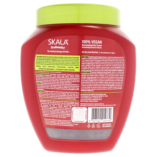 SKALA Fruitastic Strawberry 2-in-1 Treatment Cream for Frizzy Hair 35.3 Oz image 4