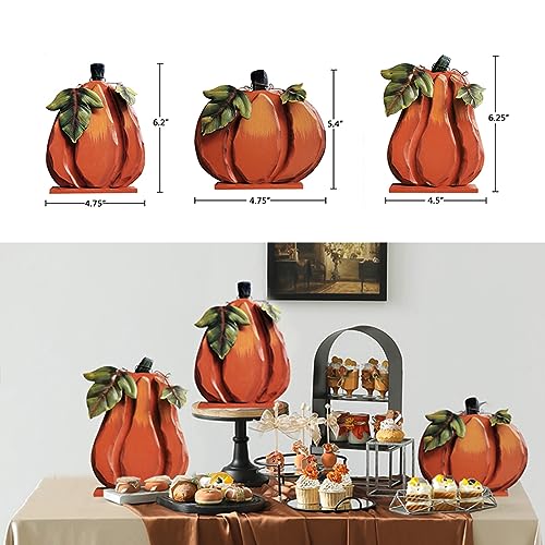 Rustic-Wood-Fall-Pumpkin-Decor-Indoor-Standing-Flat-Pumpkin-Decoration-for-Autumn-Harvest-Thanksgiving-Halloween-Decor-Decorative-Pumpkin-Centerpiece-Home-Fall-Tabletop-Sign-for-Tiered-Tray-Decor Rustic Wood Fall Pumpkin Decor Indoor Standing Flat Pumpkin Decoration for Autumn Harvest Thanksgiving Halloween Decor Decorative Pumpkin Centerpiece Home Fall Tabletop Sign for Tiered Tray Decor